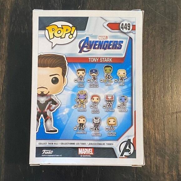 #449 Funko POP Avengers Tony Stark - Picture 3 of 5
